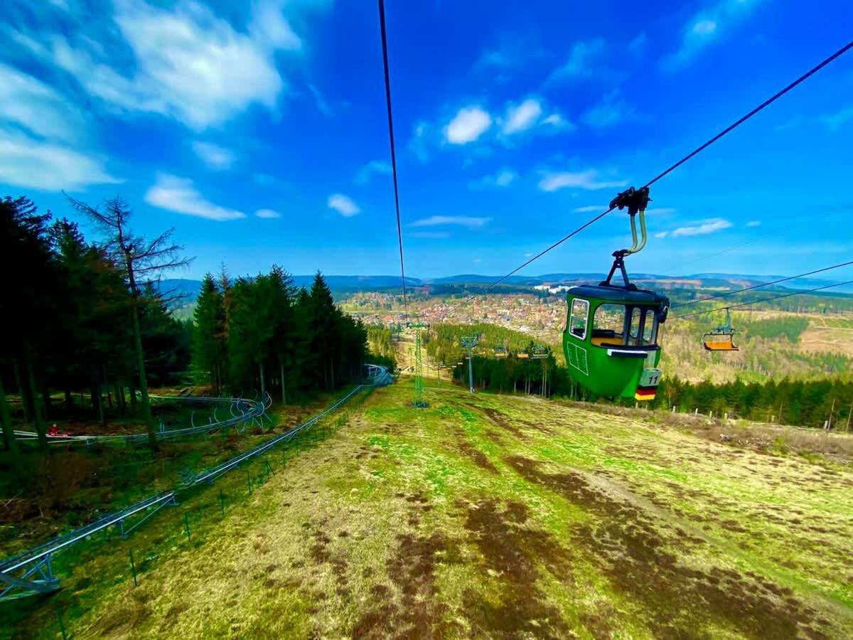 Relaxapartments Abendsonne Im Herzen Des Harzes - Ein El Dorado Fuer Wanderer, Biker Und Ruhesuchende - Mit Sonnigem Balkon Und Platz Fuer Bis Zu 3 Personen กอสลาร์ ภายนอก รูปภาพ